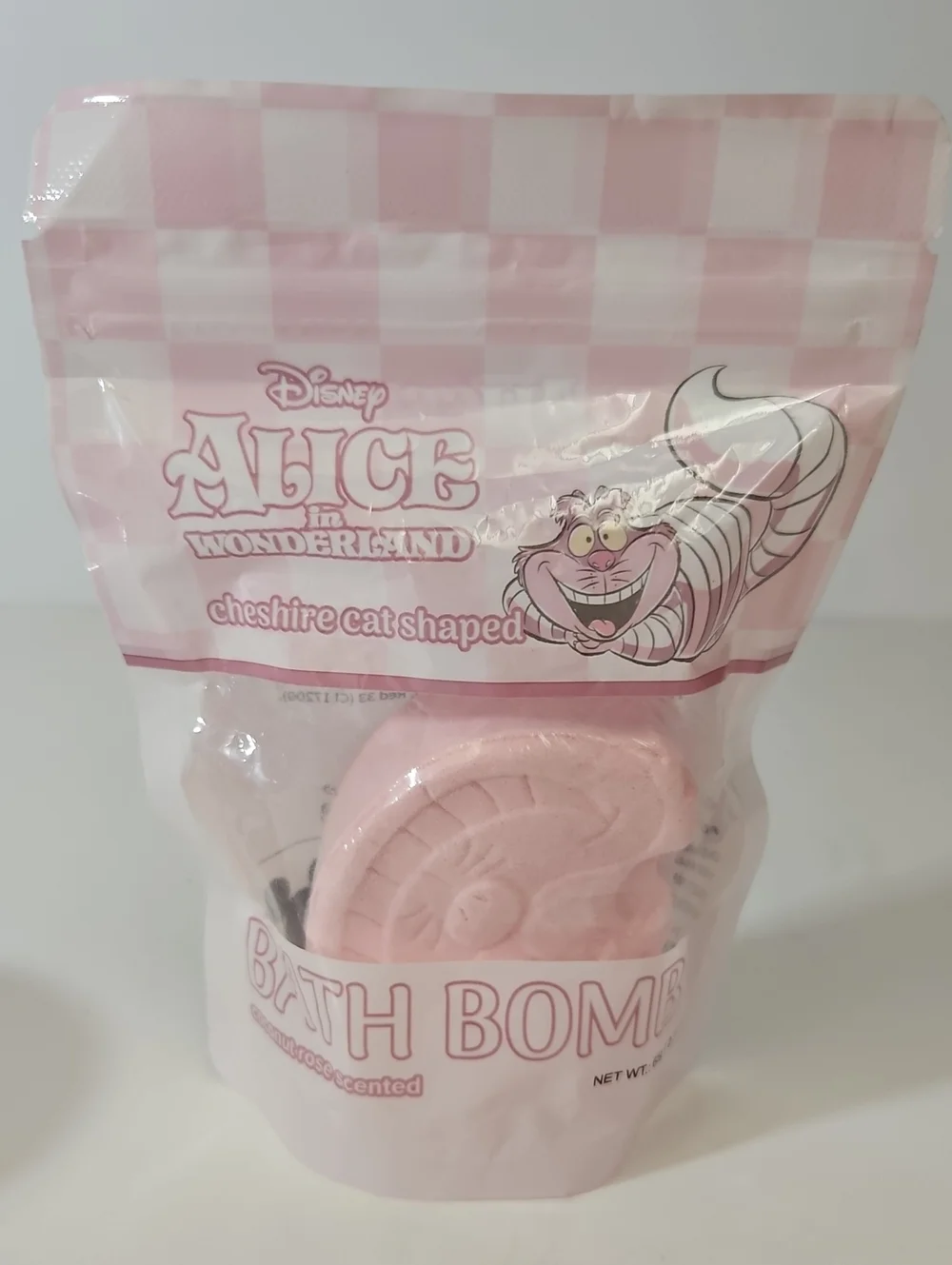 Disney ALICE IN WONDERLAND COCONUT ROSE SCENTED BATH SALTS & BOMB GIFT SET 3-PCS